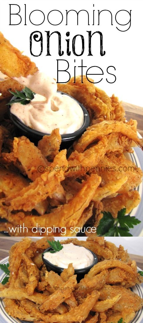 Blooming Onion Bites with Dipping Sauce