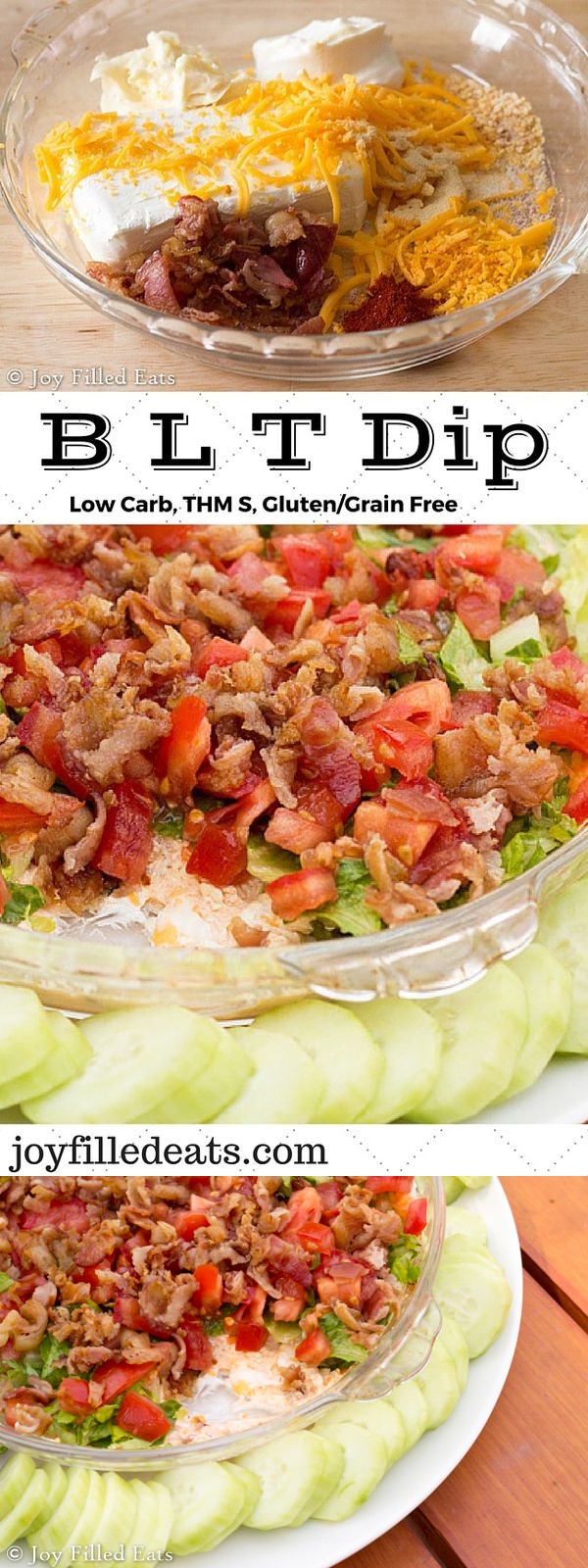 BLT Dip – Low Carb, Gluten Free, THM S