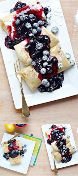 Blueberry Blintzes