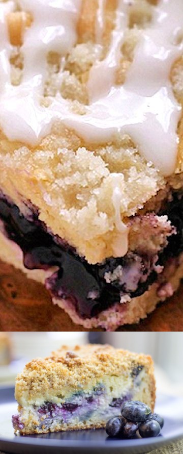 Blueberry Cream Cheese Coffee Cake