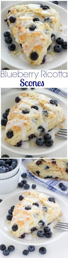 Blueberry Ricotta Scones