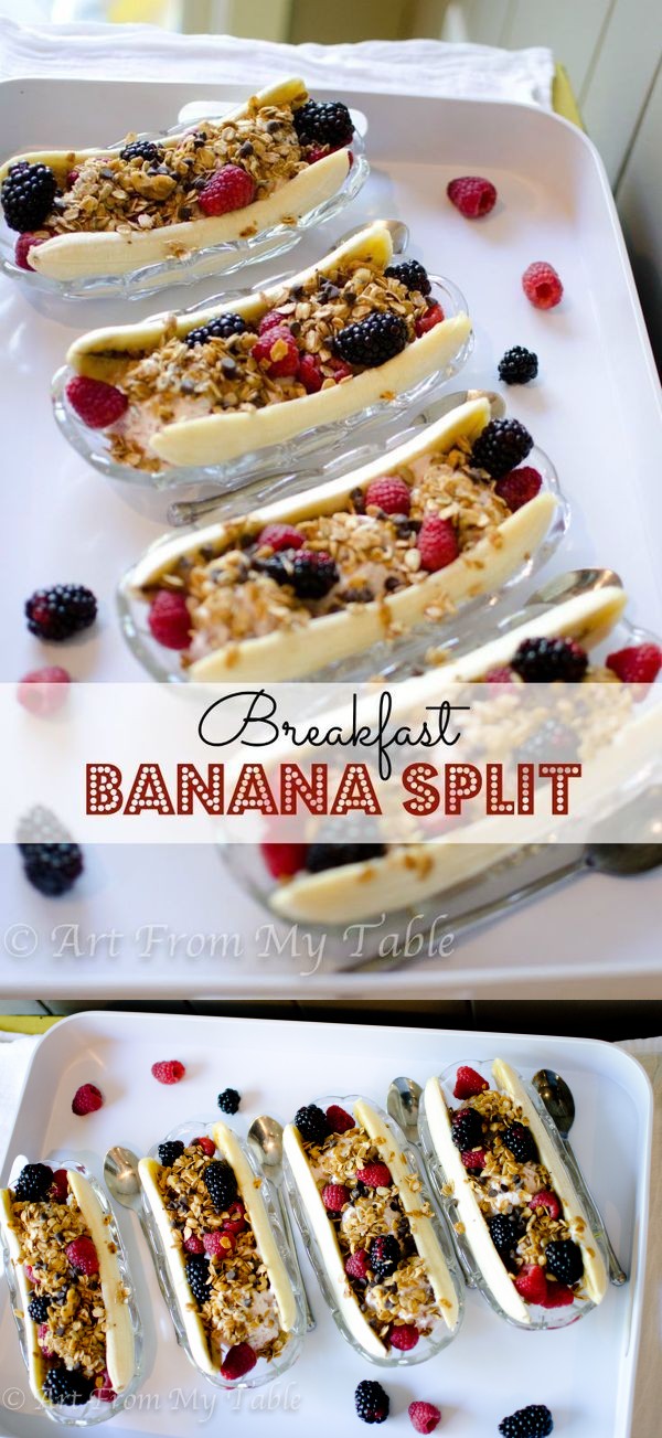 Breakfast Banana Split