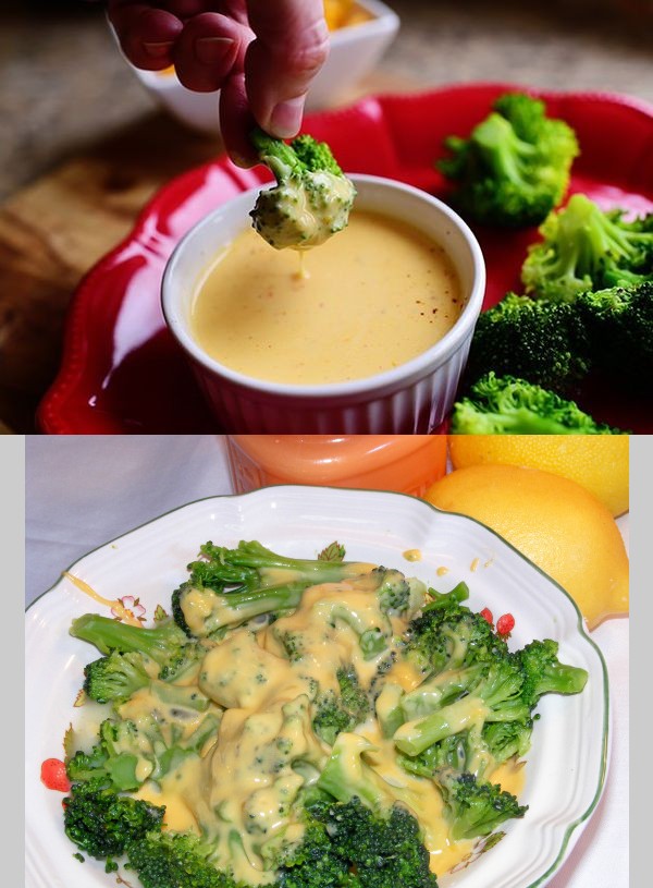 Broccoli With Cheese Sauce