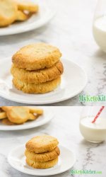 Buttery Keto Vanilla Shortbread Cookies