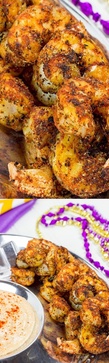 Cajun Grilled Shrimp with Spicy Dipping Sauce