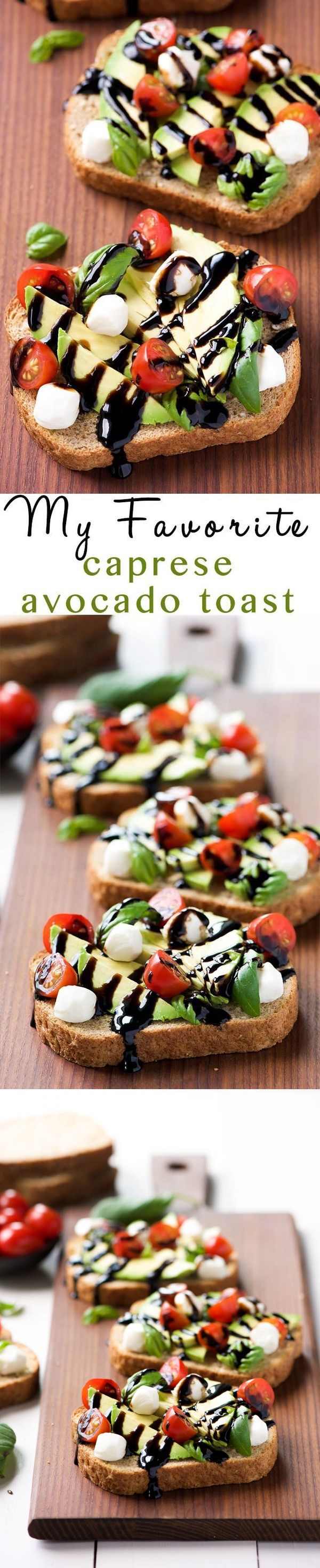 Caprese Avocado Toast