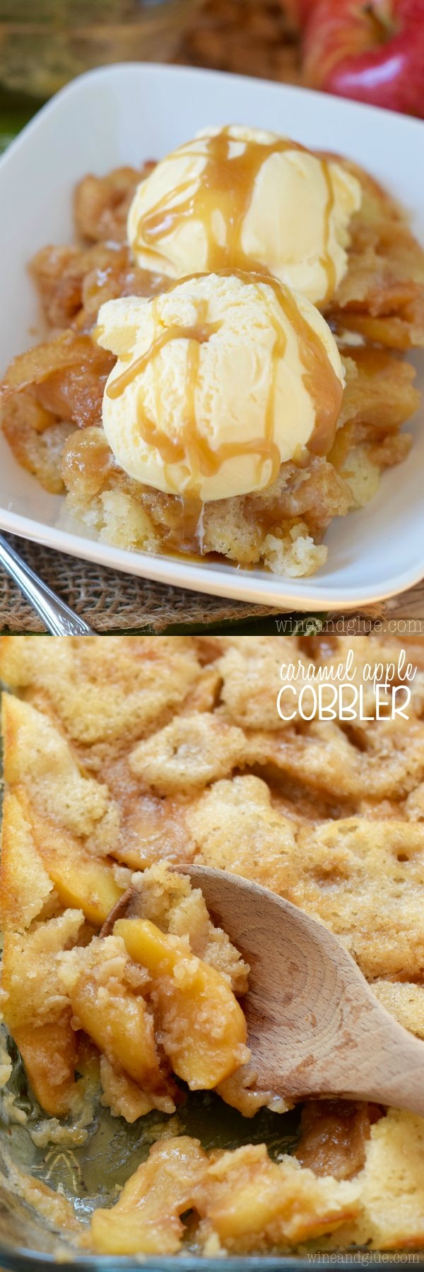 Caramel Apple Cobbler