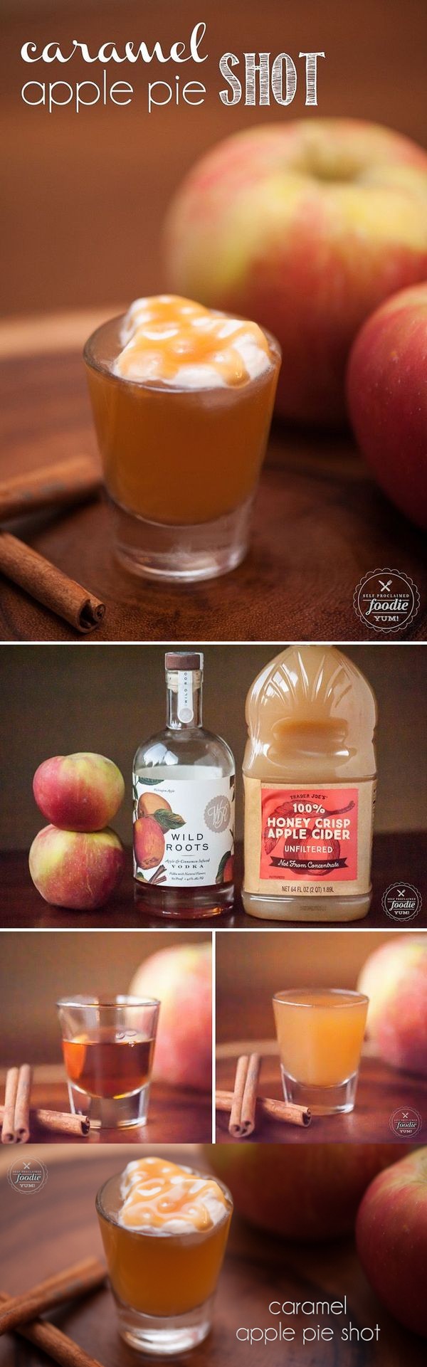 Caramel Apple Pie Shot