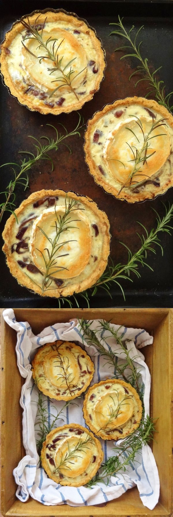 Caramelised Red Onion & Goats Cheese Tarts