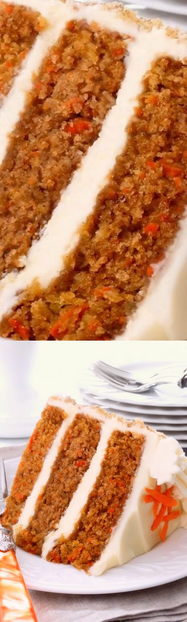 Carrot Cake ~ Best Ever Bakery-Style