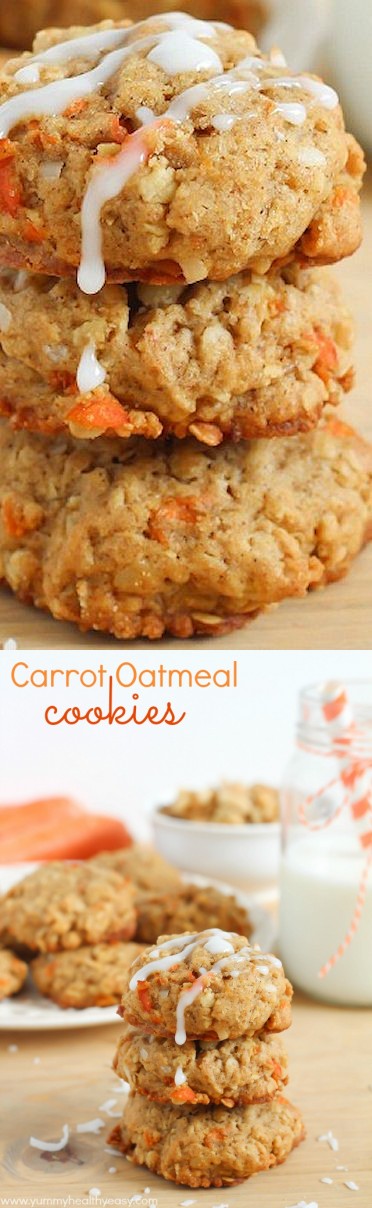 Carrot Oatmeal Cookies