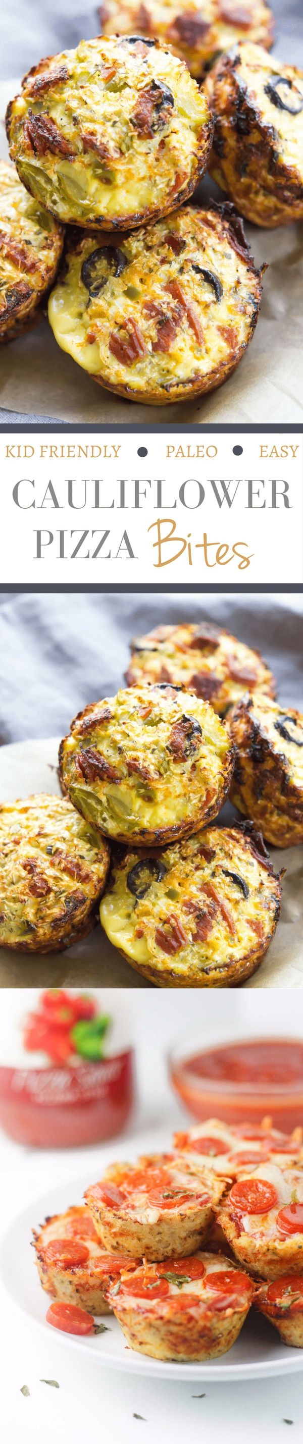 Cauliflower Pizza Bites