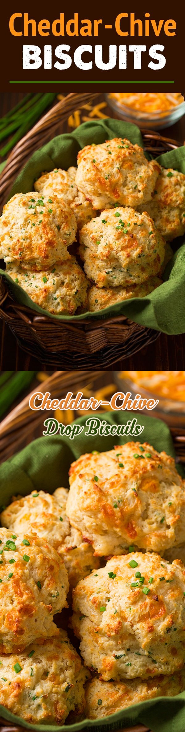 Cheddar-Chive Drop Biscuits