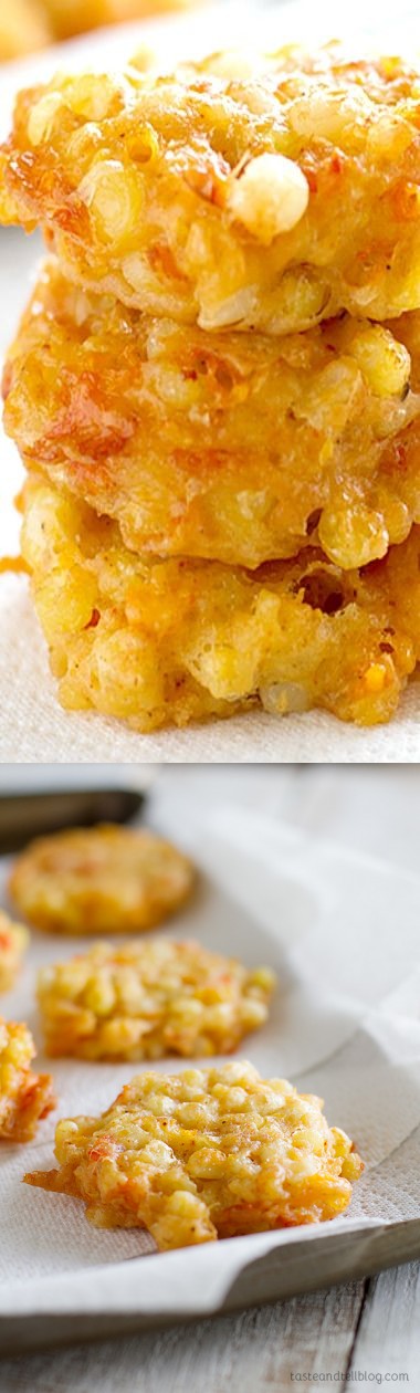 Cheddar Corn Fritters