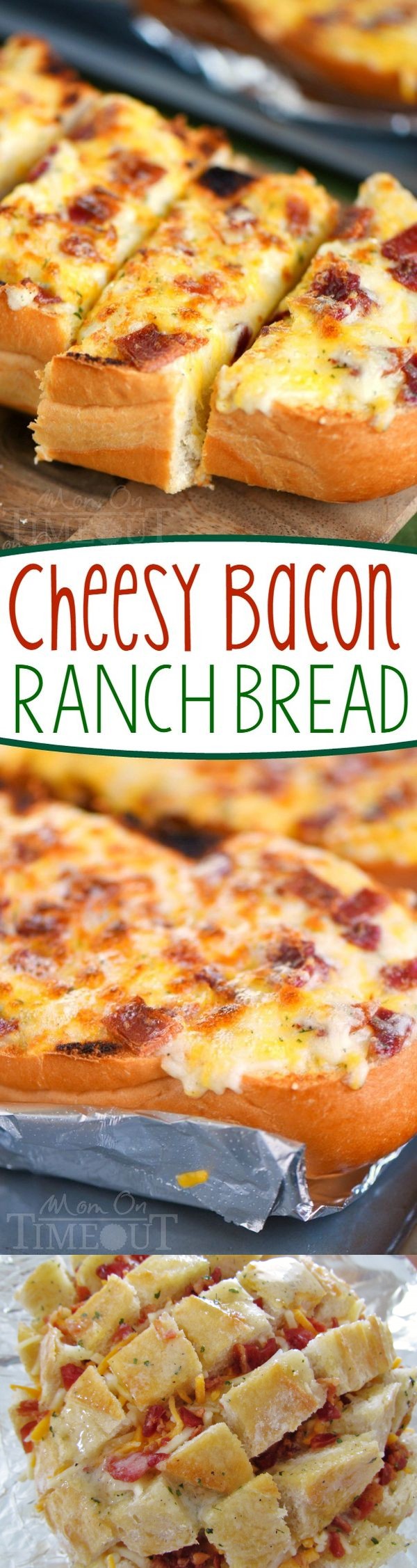 Cheesy Bacon Ranch Bread