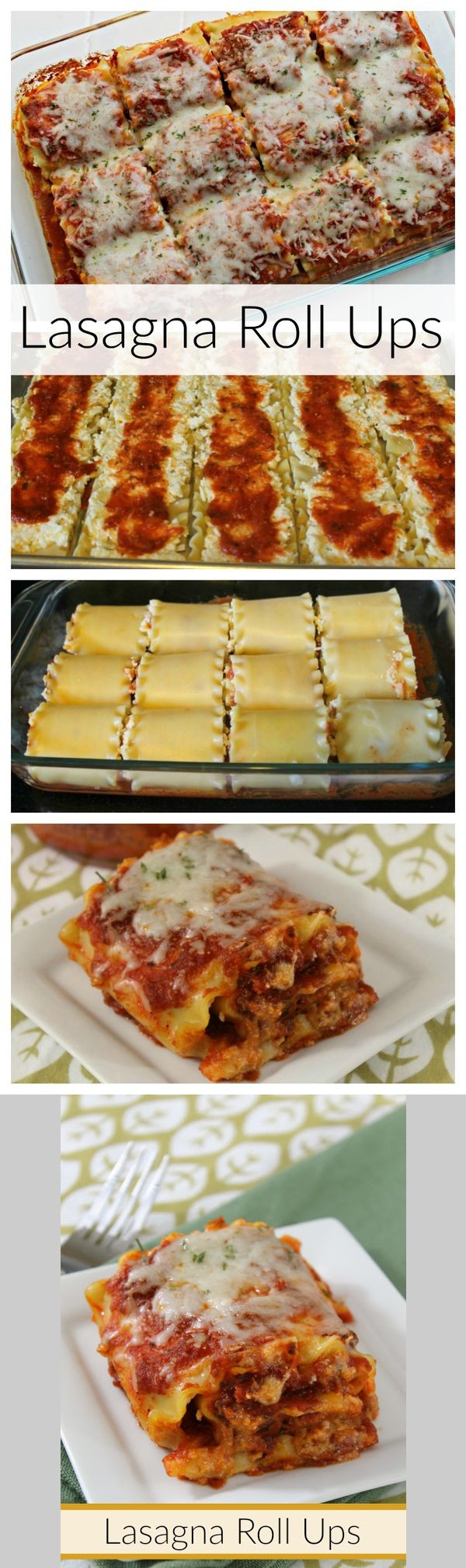 Cheesy Lasagna Roll Ups