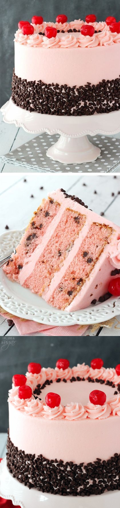 Cherry Chocolate Chip Cake