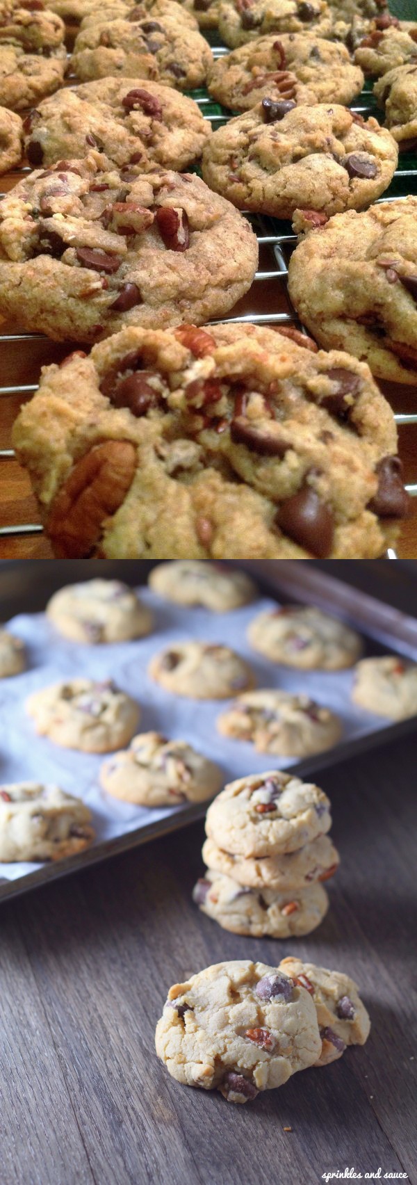 Chewy Chocolate Chip Pecan Cookies