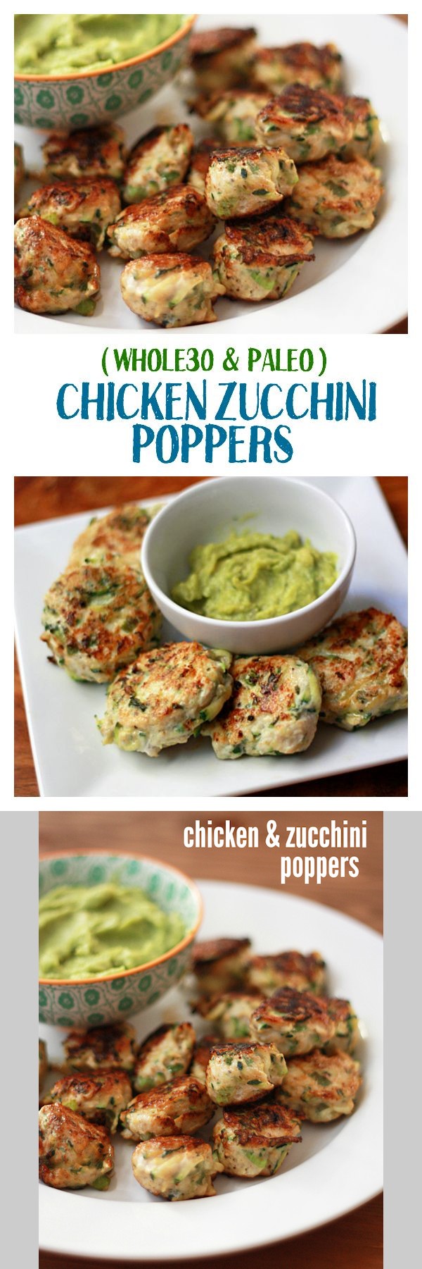 Chicken & Zucchini Poppers (GF, DF