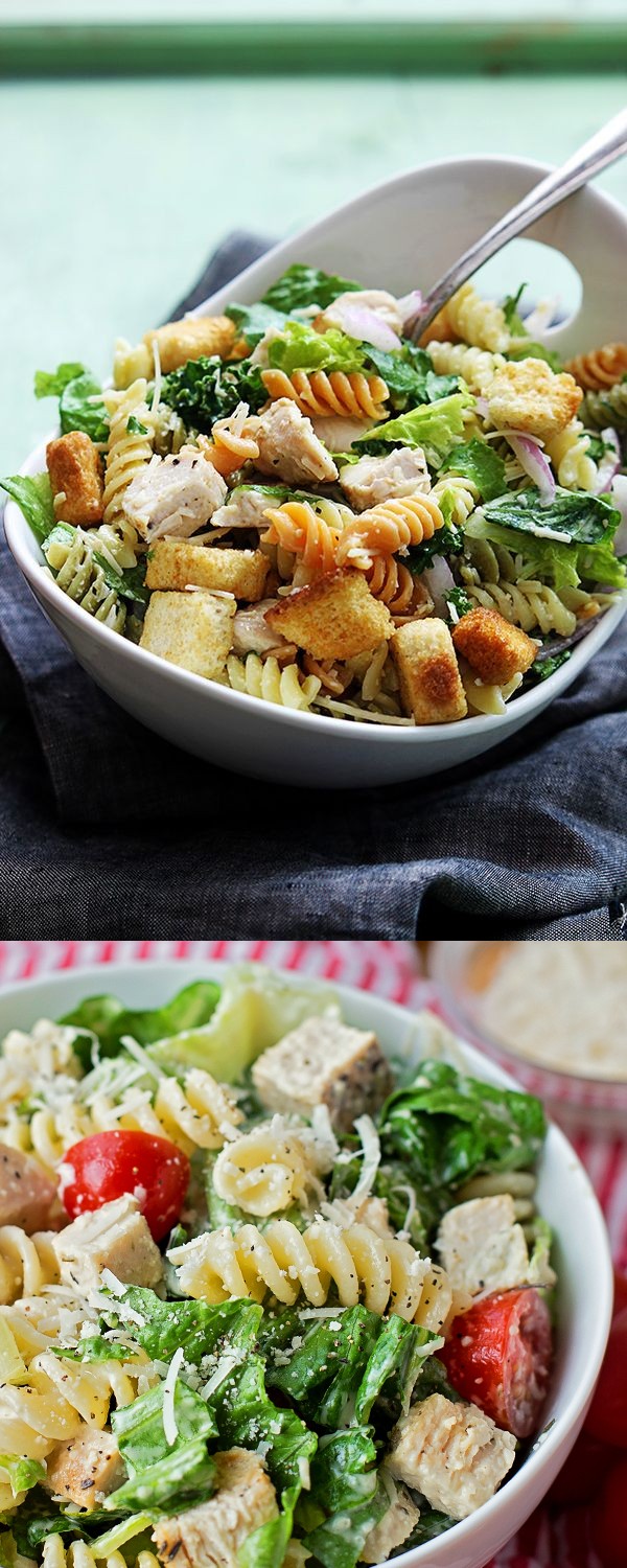 Chicken Caesar Pasta Salad