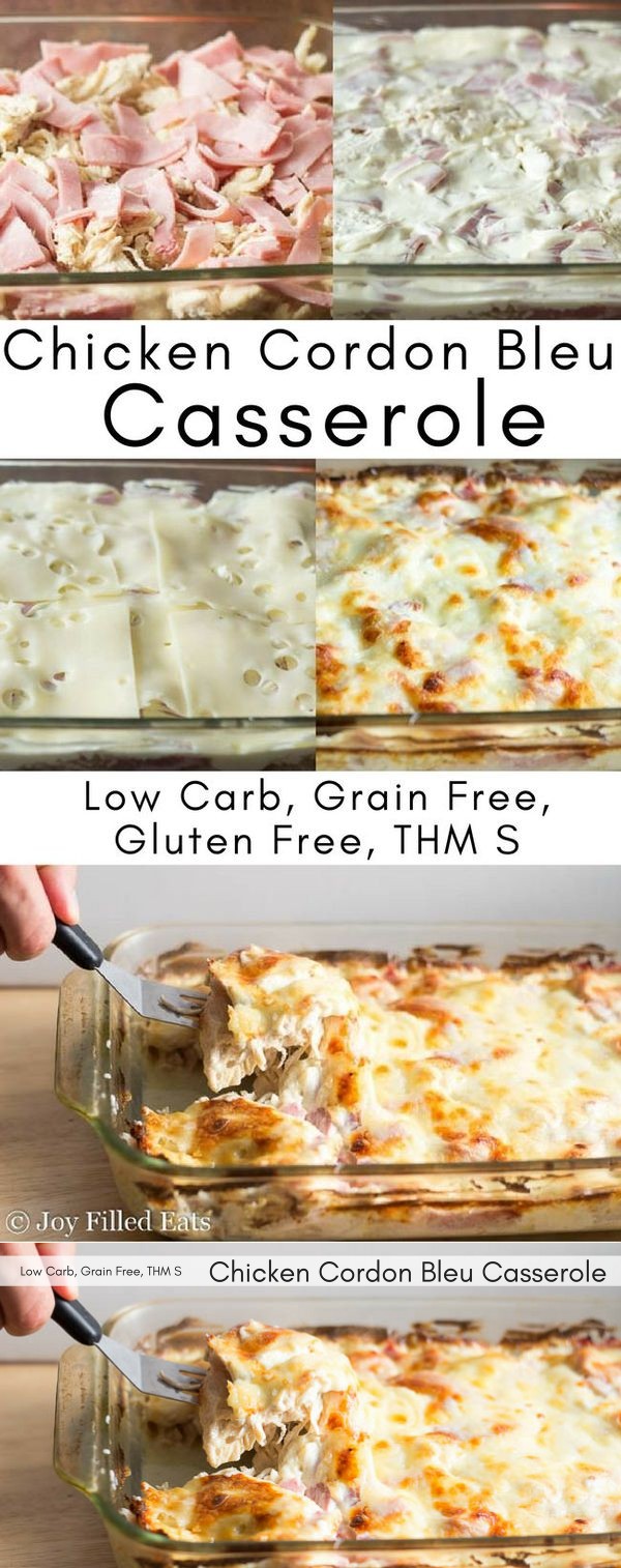 Chicken Cordon Bleu Casserole – Low Carb