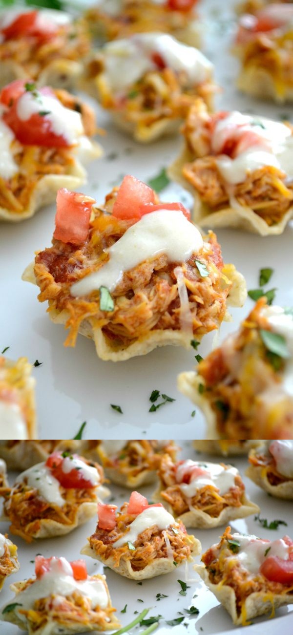 Chicken Enchilada Bites