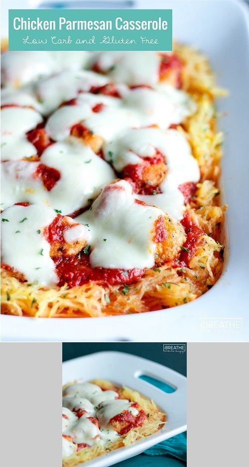 Chicken Parmesan Casserole - Low Carb & Gluten Free