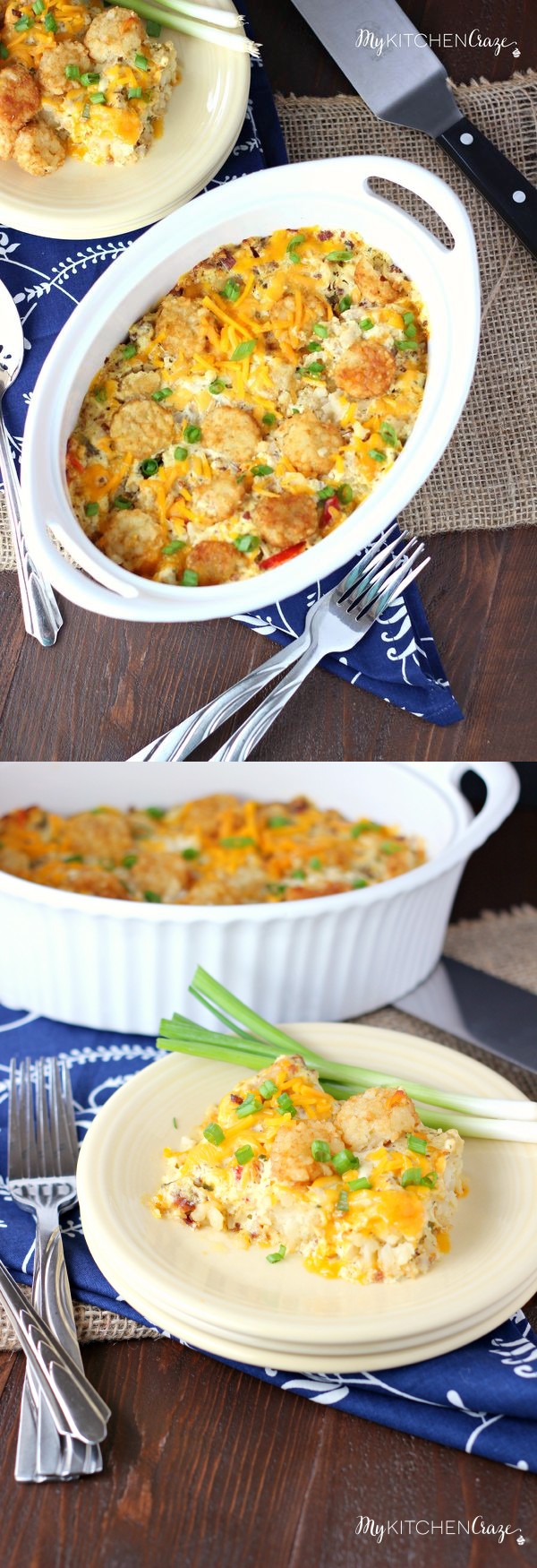 Chicken Ranch Tater Tot Casserole