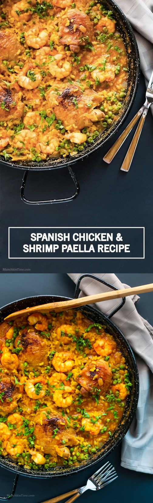 Chicken Thighs and Shrimp Paella