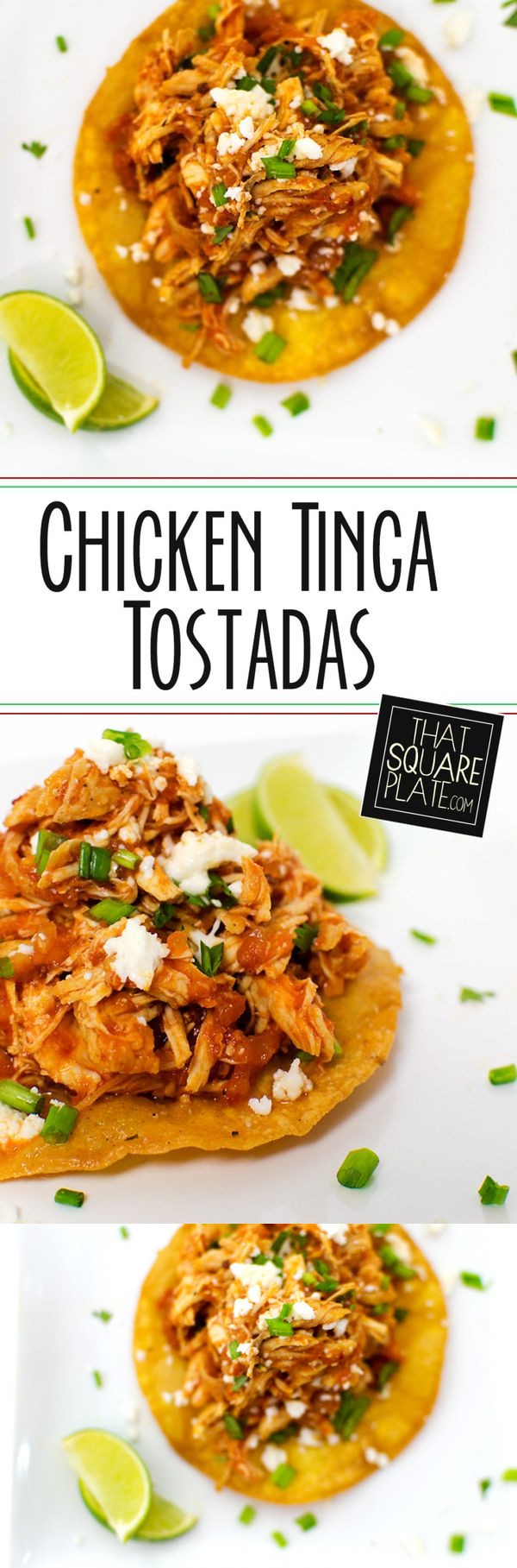 Chicken Tinga Tostadas