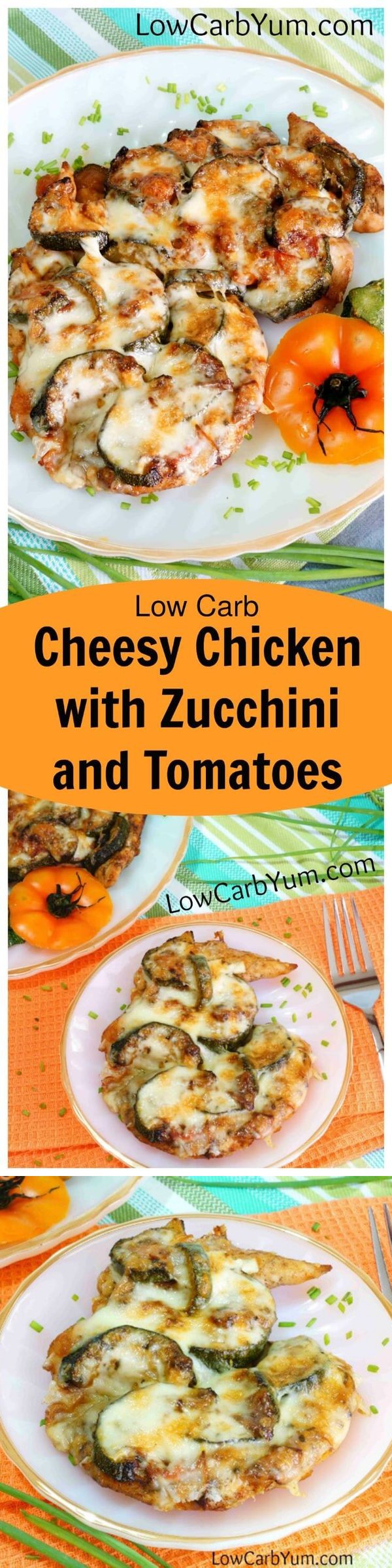 Chicken with Zucchini and Tomato