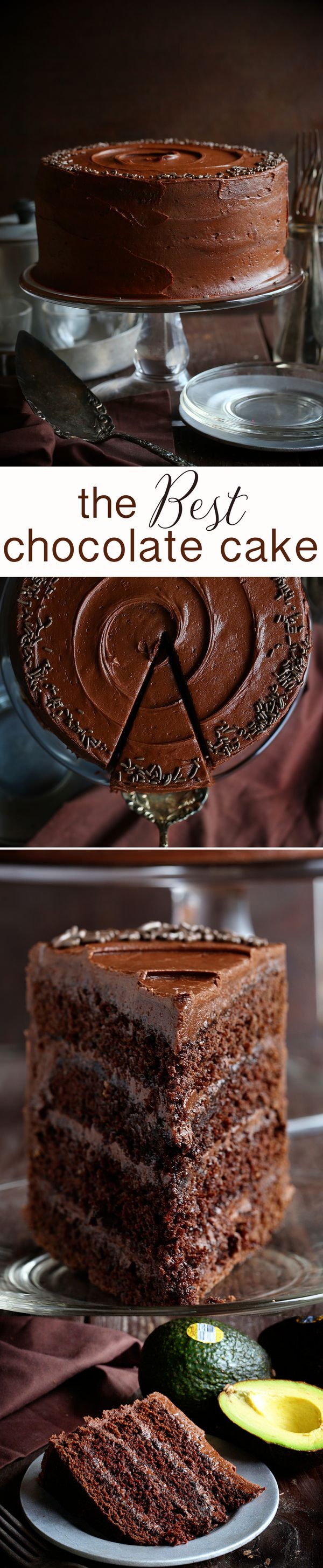 Chocolate Avocado Cake and Chocolate Buttercream