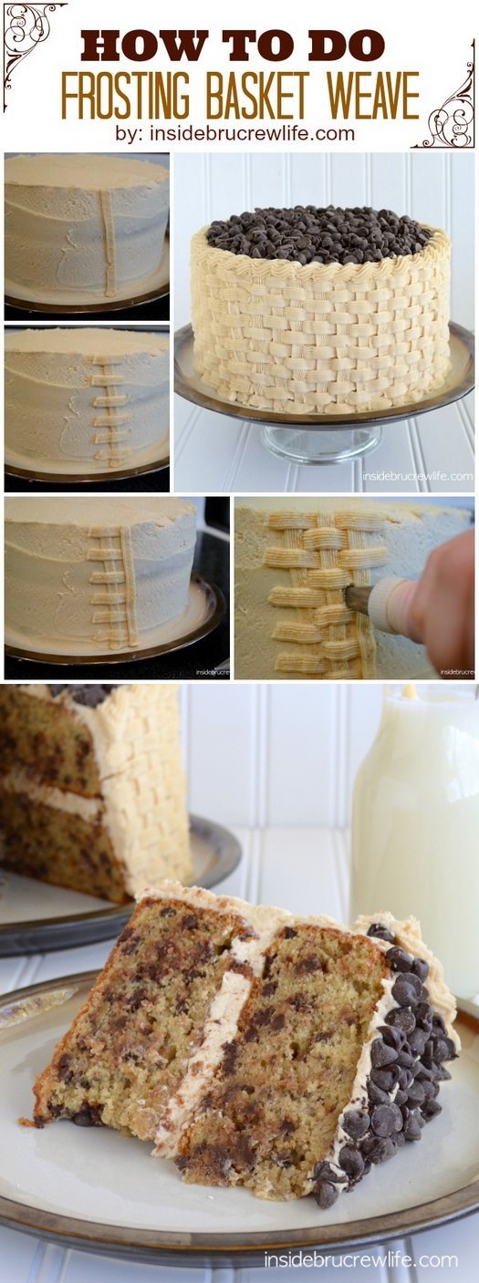 Chocolate Chip Banana Cake with Honey Peanut Butter Frosting