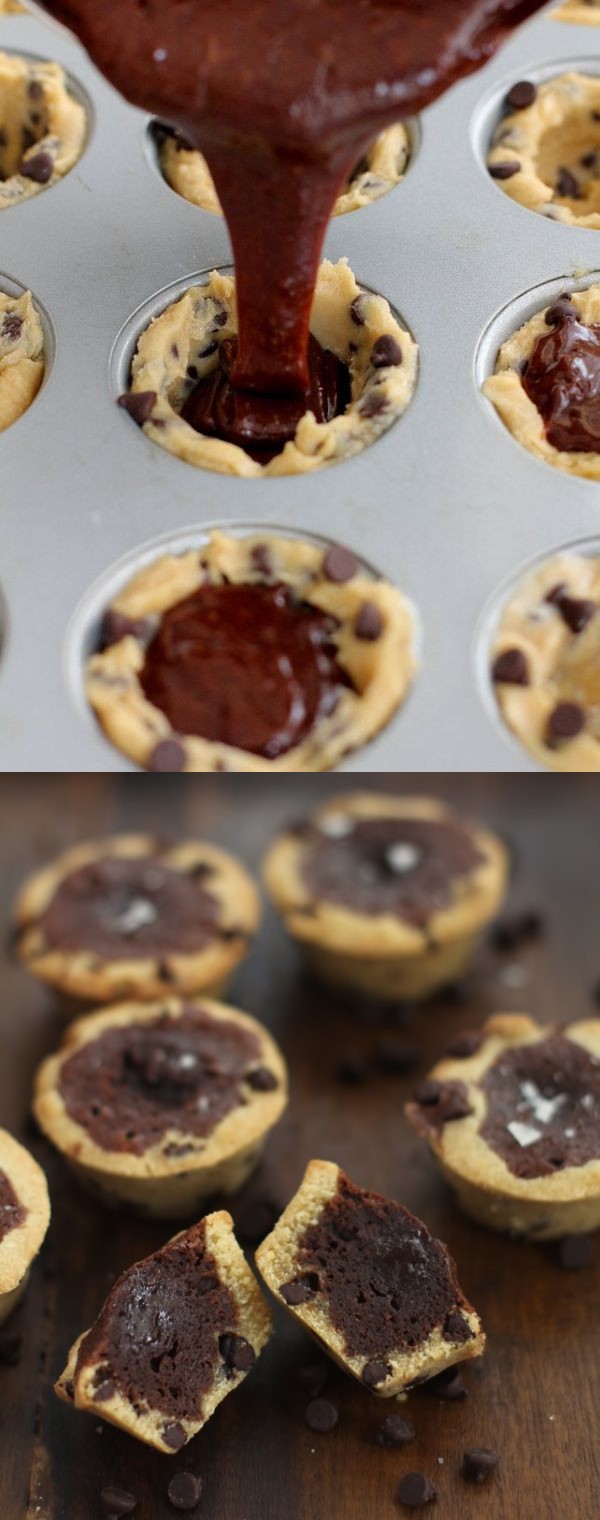 Chocolate Chip Brownie Tarts