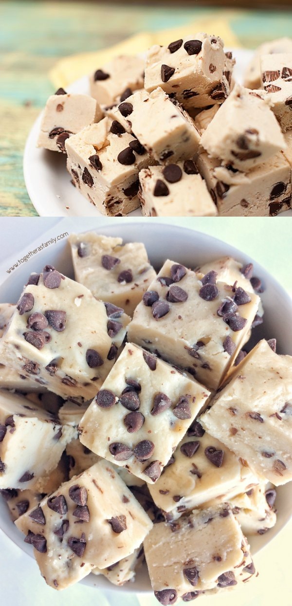 Chocolate Chip Cookie Dough Fudge