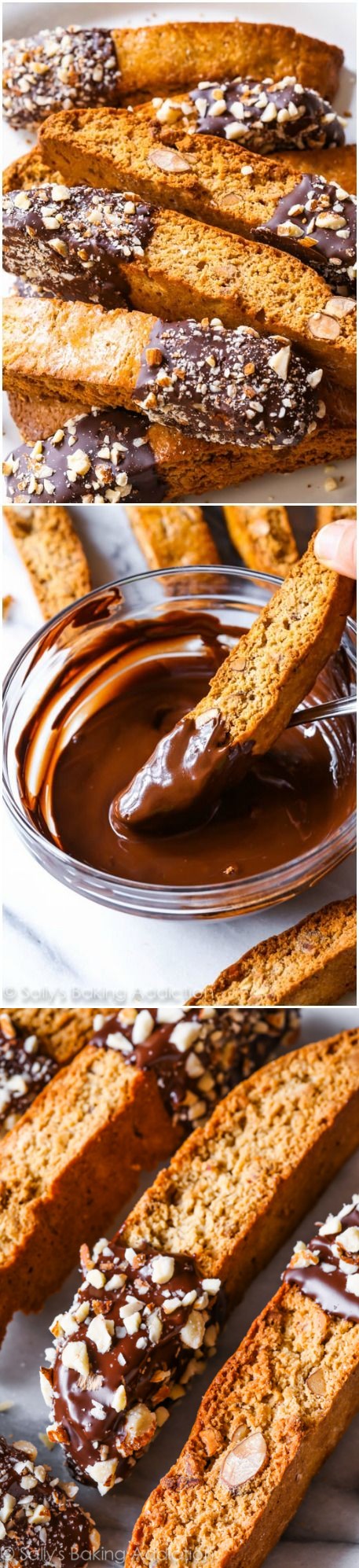 Chocolate-Dipped Almond Biscotti