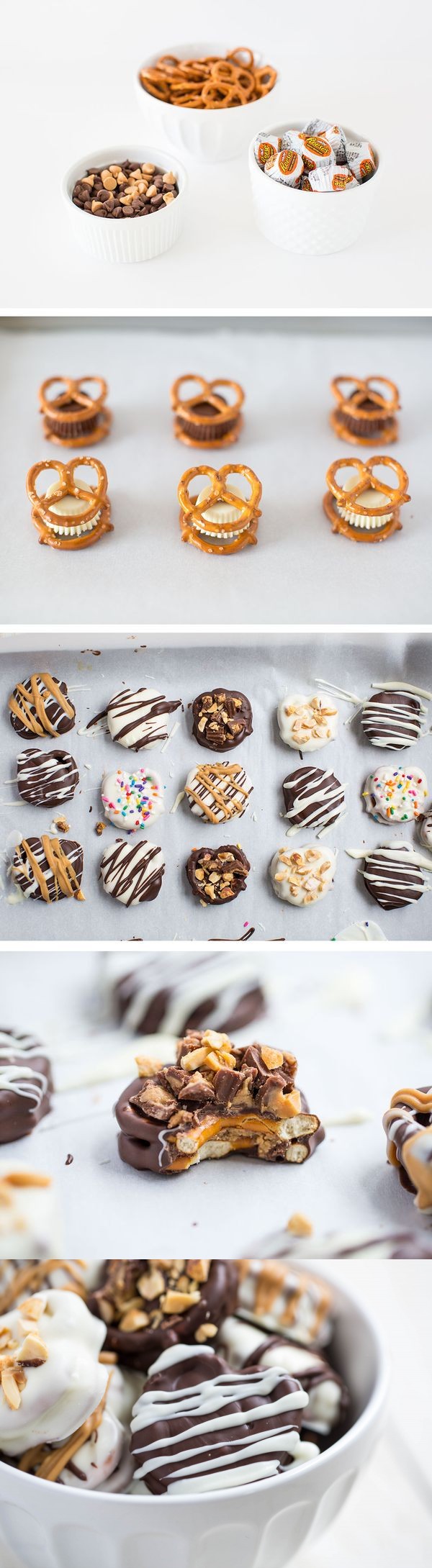 Chocolate dipped REESE'S pretzel bites