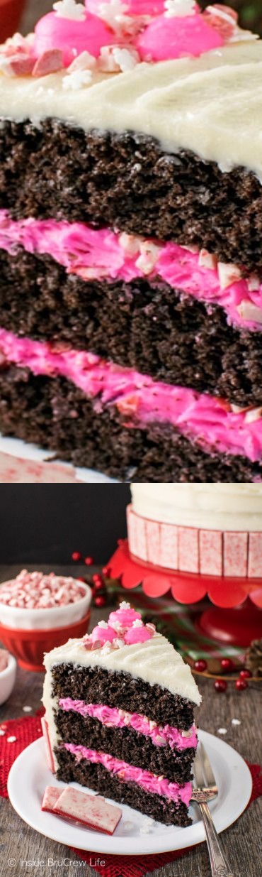 Chocolate Peppermint Layer Cake