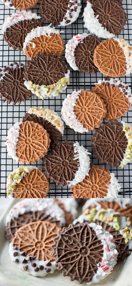 Chocolate Pizzelles