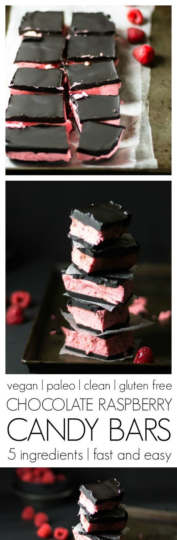 Chocolate Raspberry Candy Bars