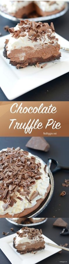 Chocolate Truffle Pie