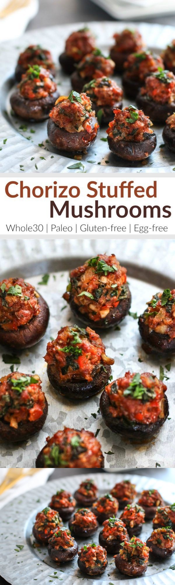 Chorizo Stuffed Mushrooms