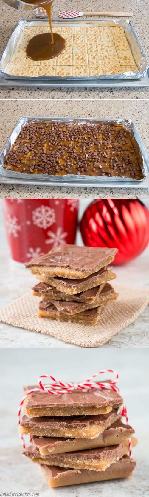 Christmas Crack (aka saltine cracker toffee