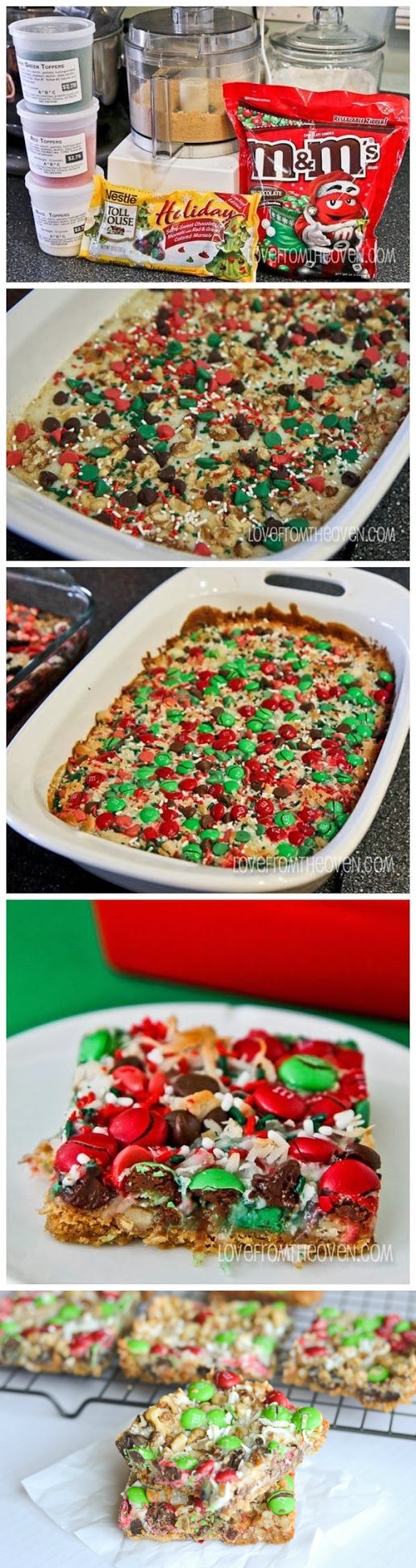 Christmas Magic Cookie Bars