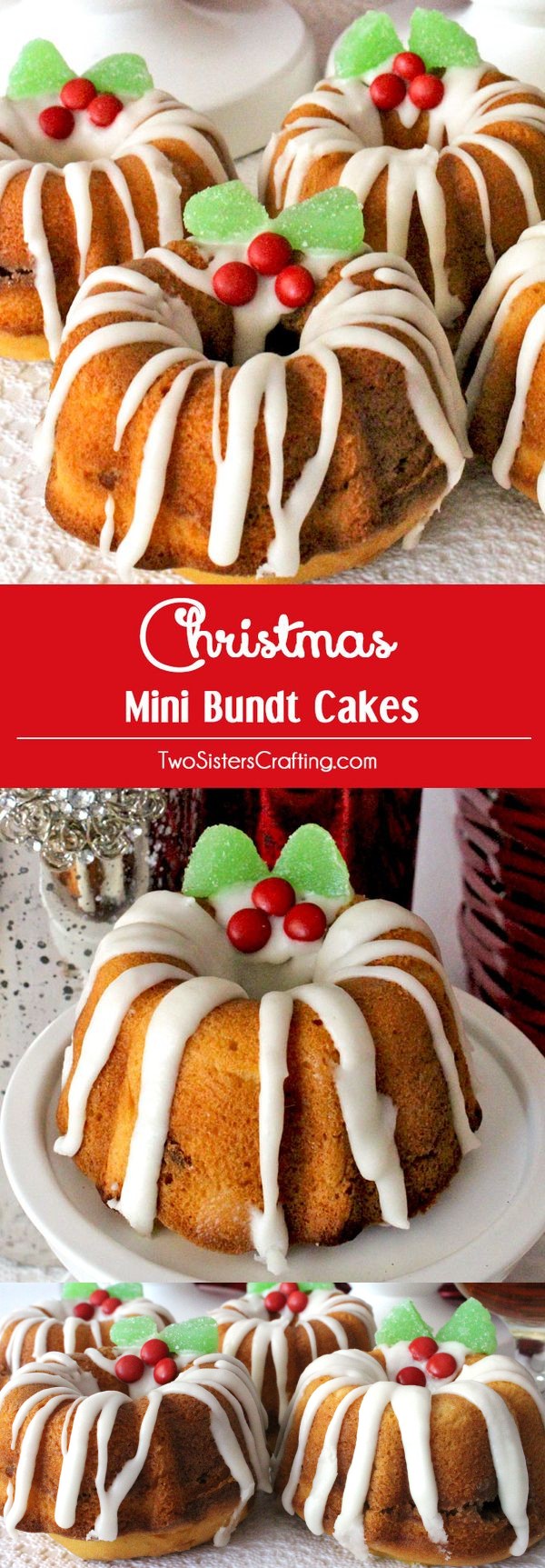 Christmas Mini Bundt Cakes