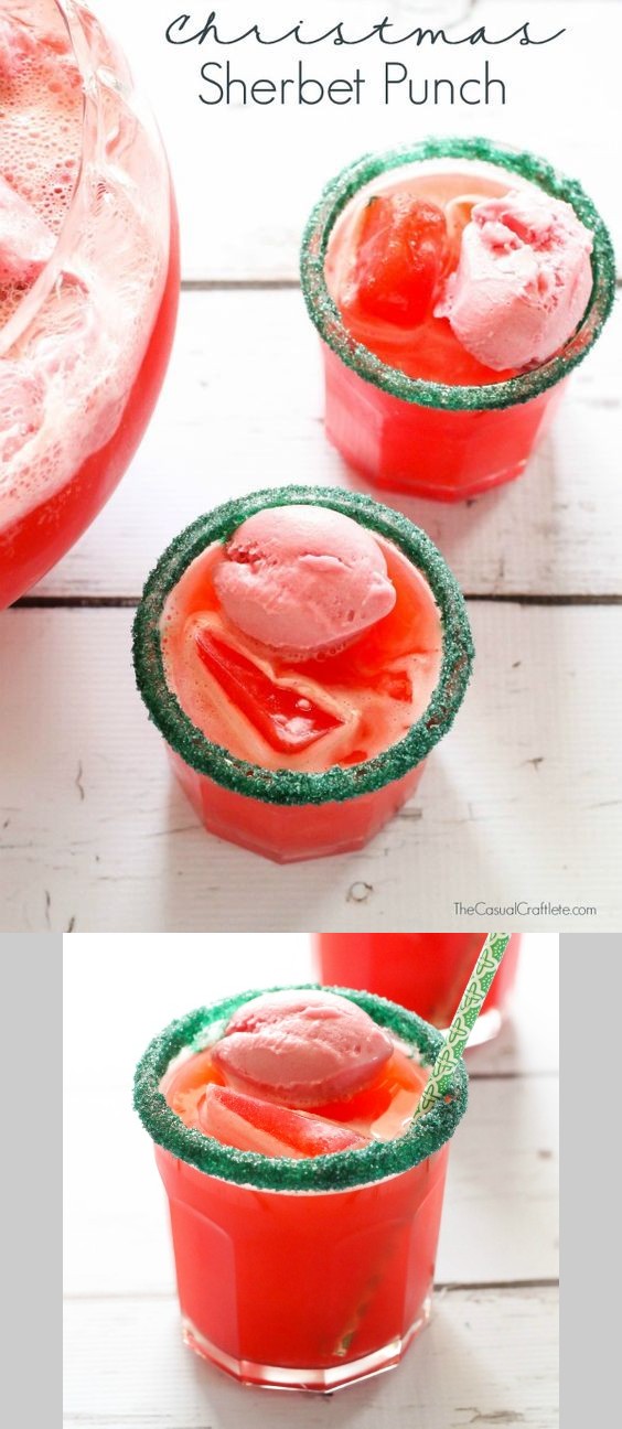 Christmas Sherbet Punch