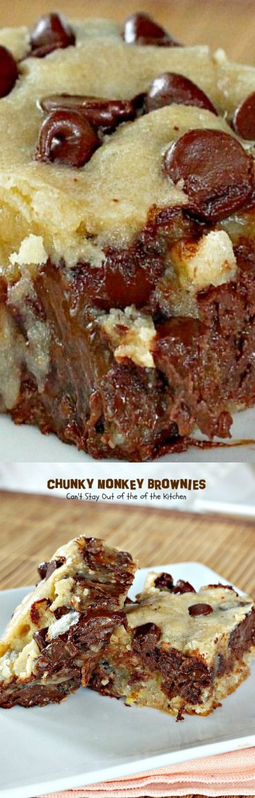 Chunky Monkey Brownies