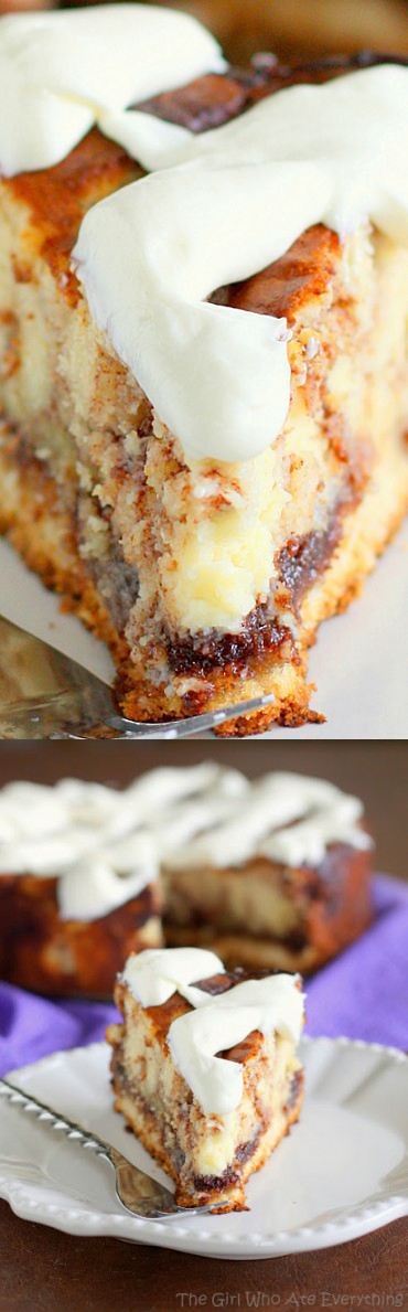 Cinnamon Roll Cheesecake