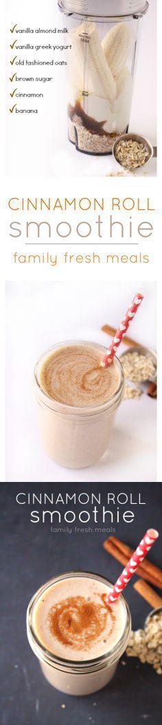 Cinnamon Roll Smoothie