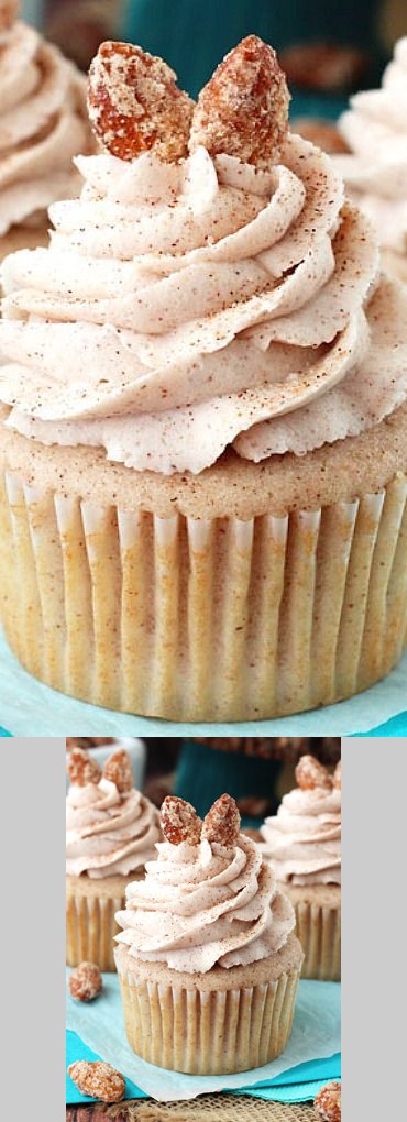 Cinnamon Sugar Almond Cupcakes